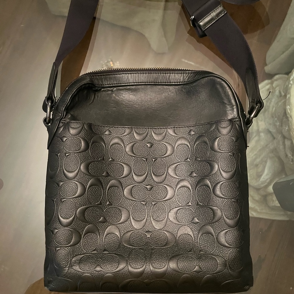 Coach Houston Flight Bag in Signature Leather - Picture 5 of 10